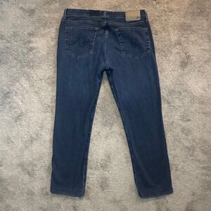AG Adriano Goldschmied Everett Jeans Mens 35x34 (Fit 35x28) Blue Japanese Slim